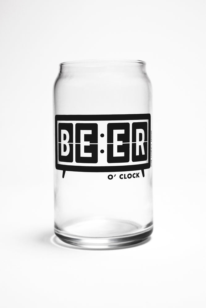 Beer o'Clock Glass