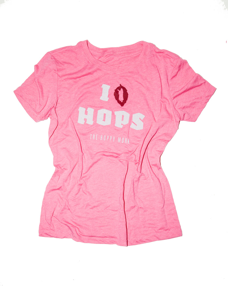 Womens I Love Hop Scoop Neck Shirt
